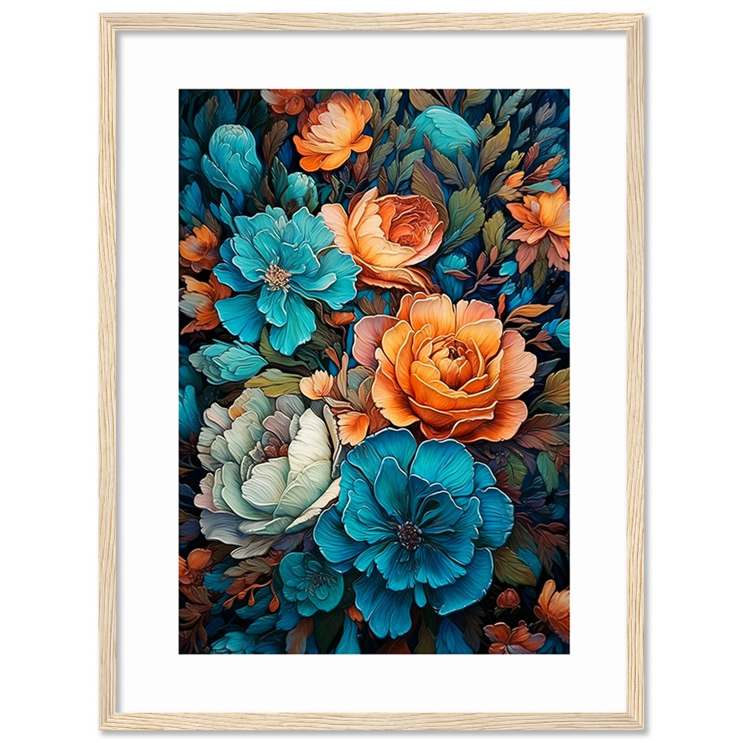 Artistic Framed Floral Posters to Revitalize Your Space