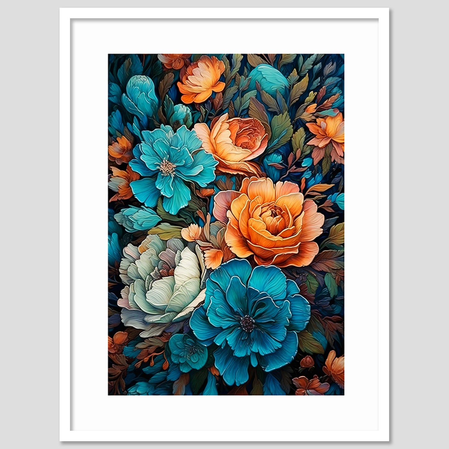 Artistic Framed Floral Posters to Revitalize Your Space