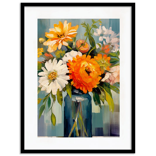 Artistic Framed Floral Posters to Revitalize Your Space