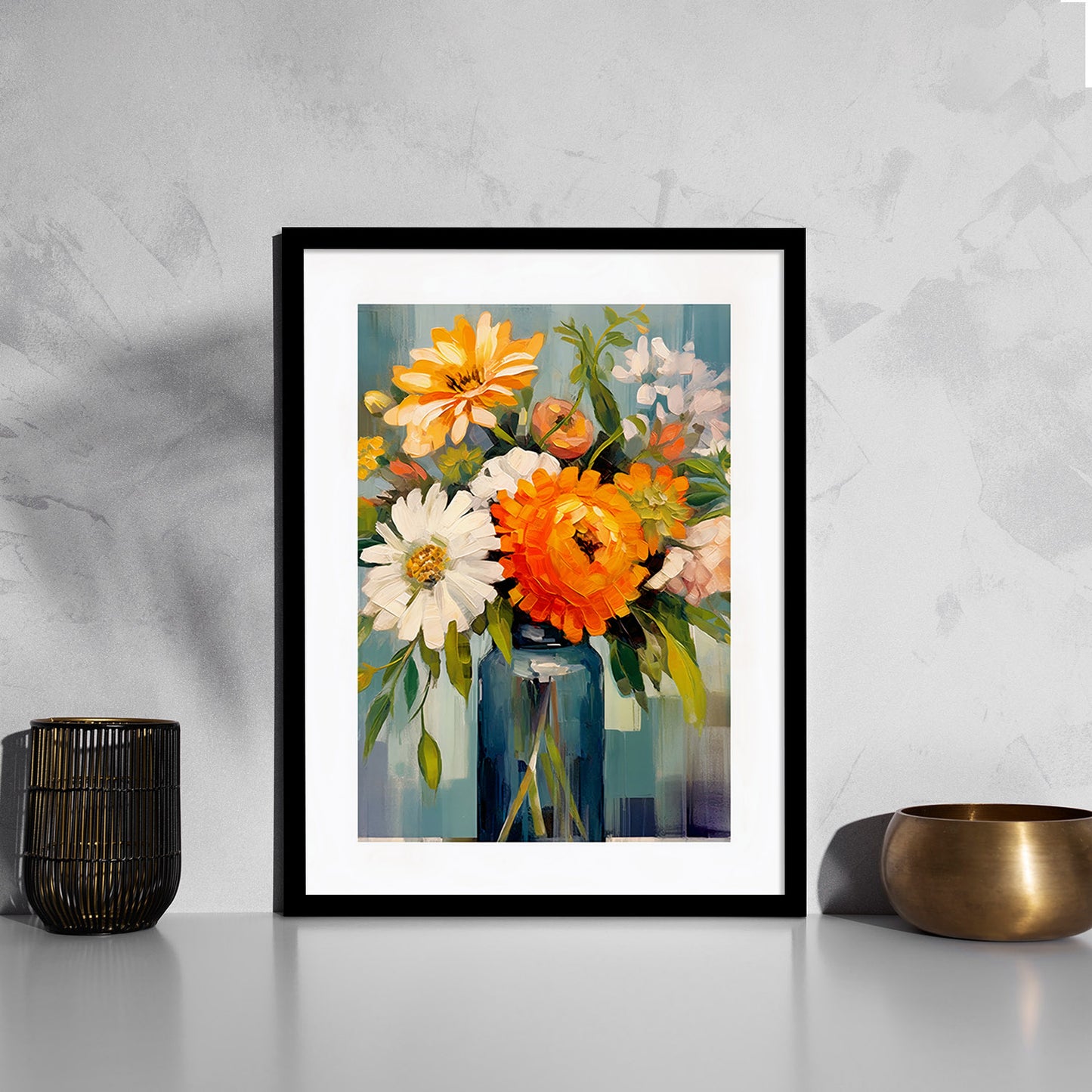 Artistic Framed Floral Posters to Revitalize Your Space