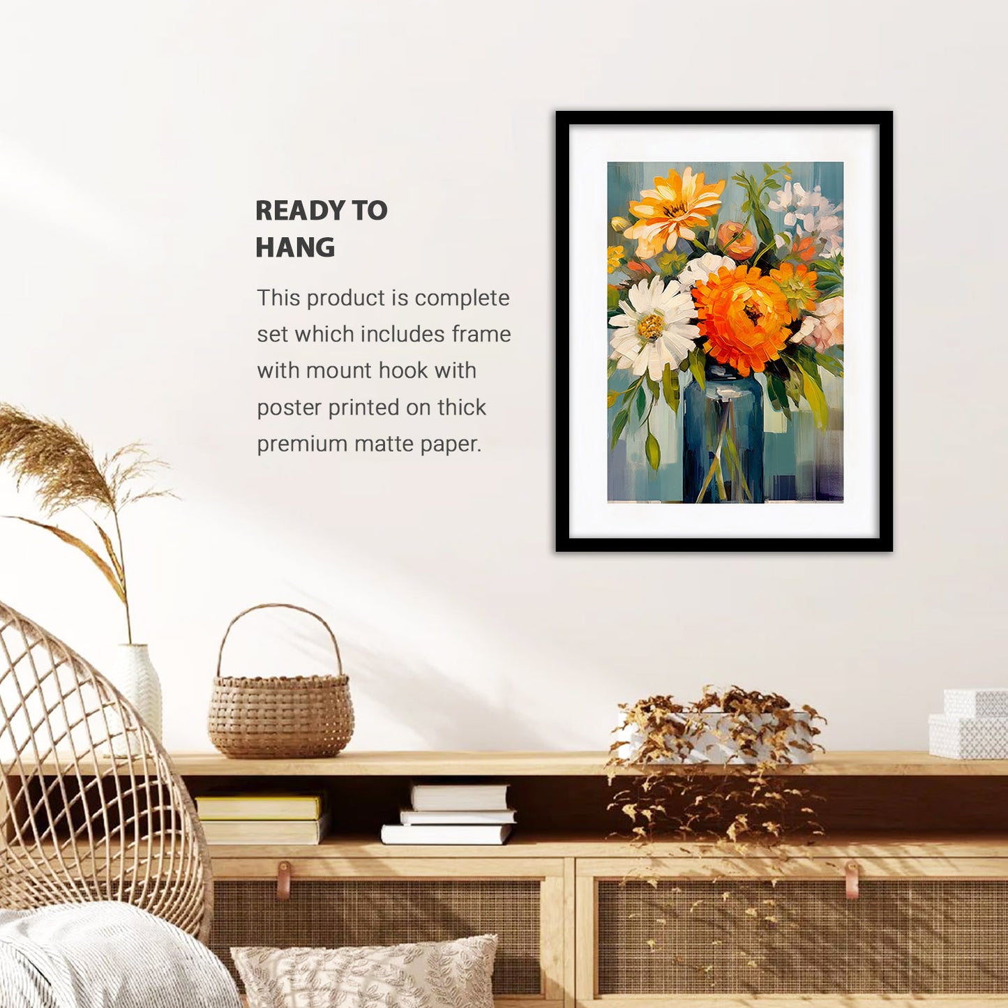 Artistic Framed Floral Posters to Revitalize Your Space