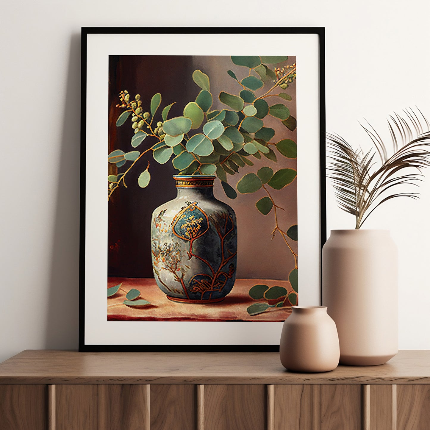 Nature-Inspired Wall Art Posters - Elegant Framed Decor for Home and Office