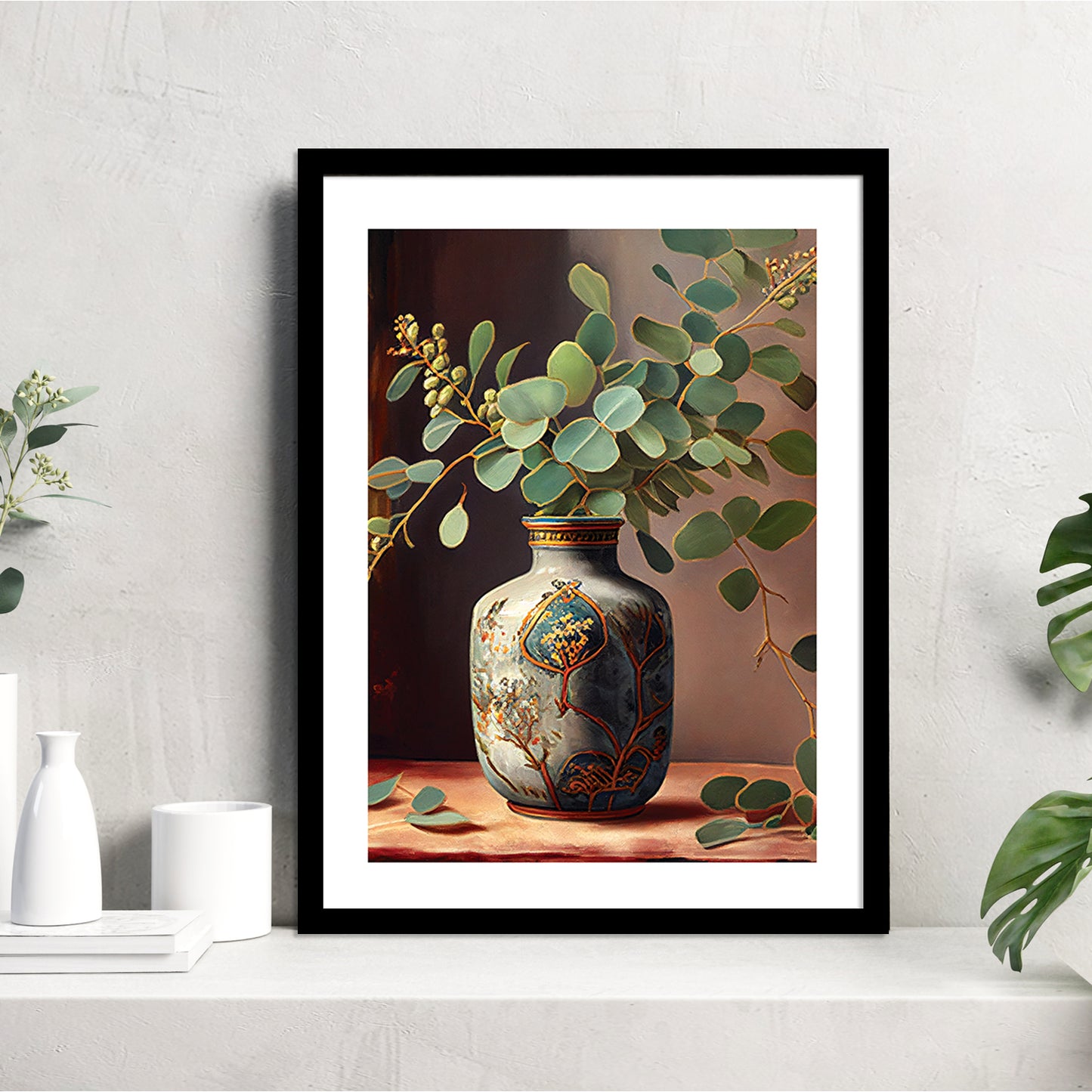 Nature-Inspired Wall Art Posters - Elegant Framed Decor for Home and Office