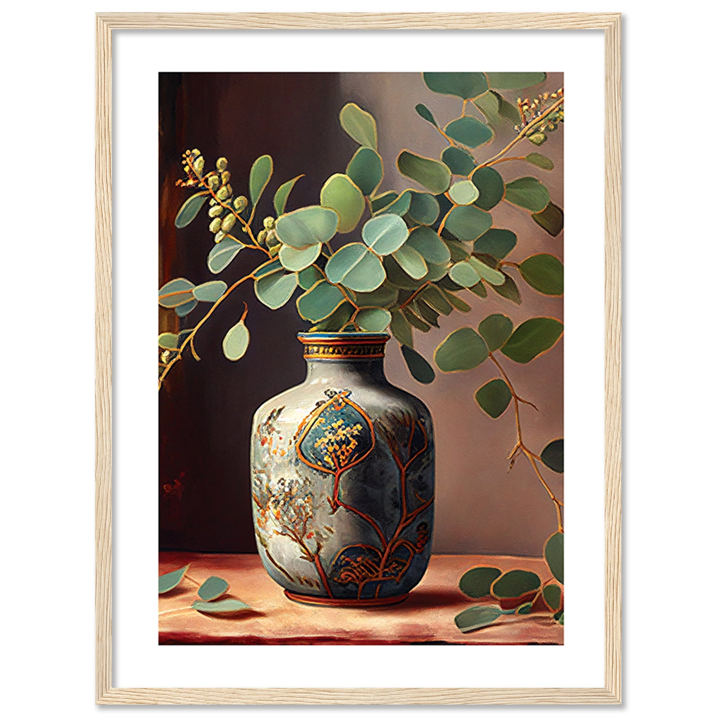 Nature-Inspired Wall Art Posters - Elegant Framed Decor for Home and Office