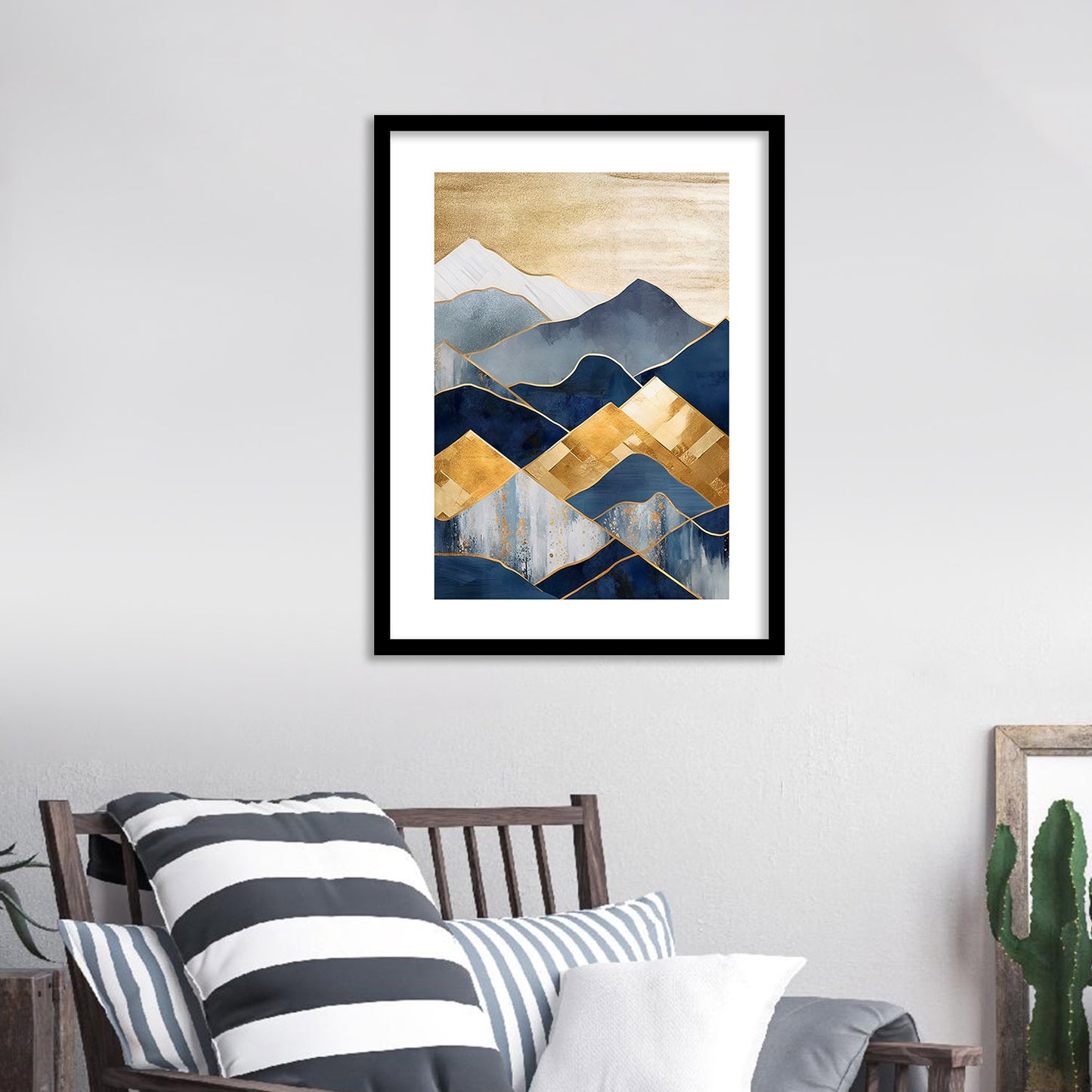 Geometric Wall paintings For Wall Decor Hanging Frames