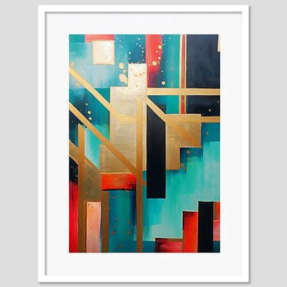 Geometric Wall paintings For Wall Decor Hanging Frames