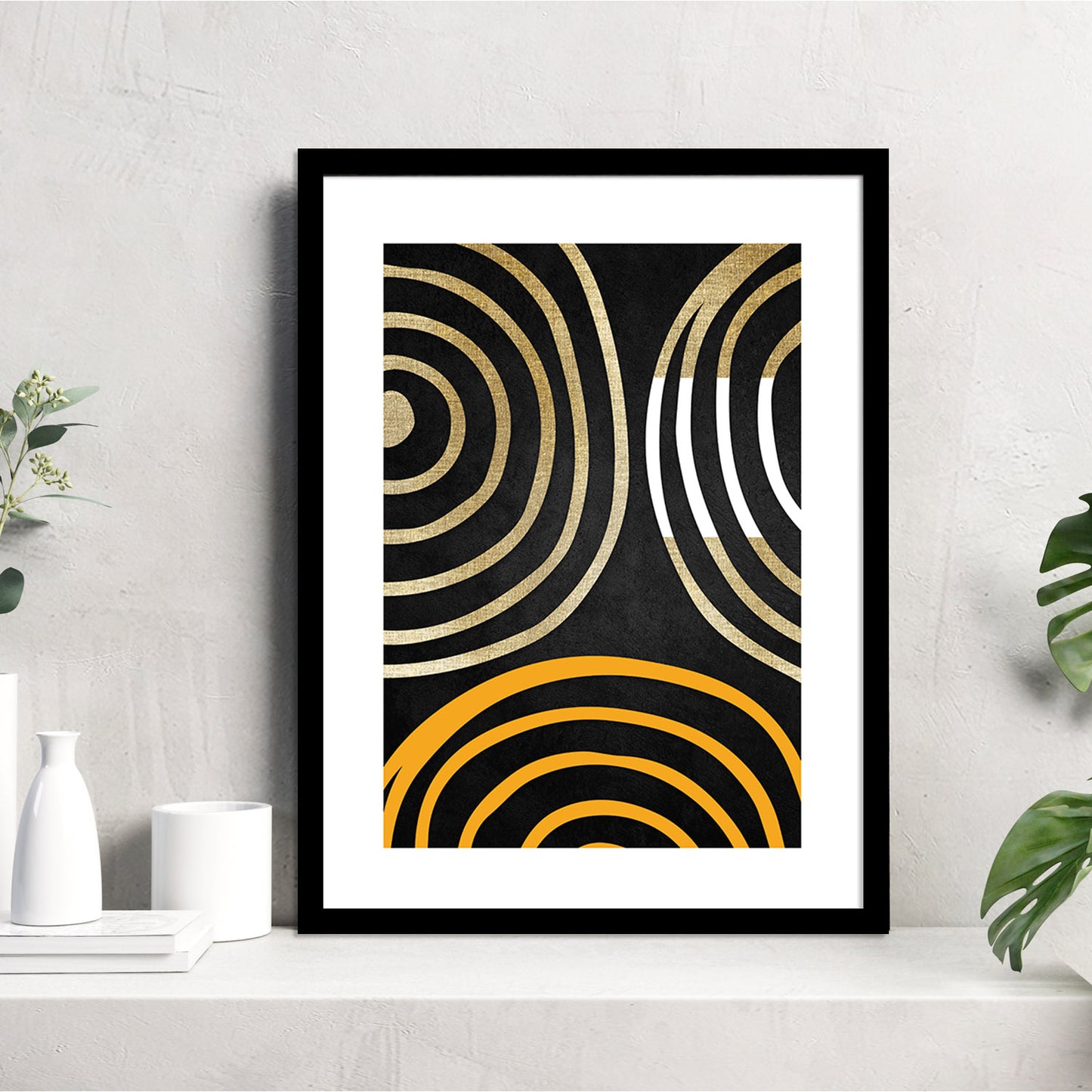 Minimalist Framed Art for Home and Office Wall Decor