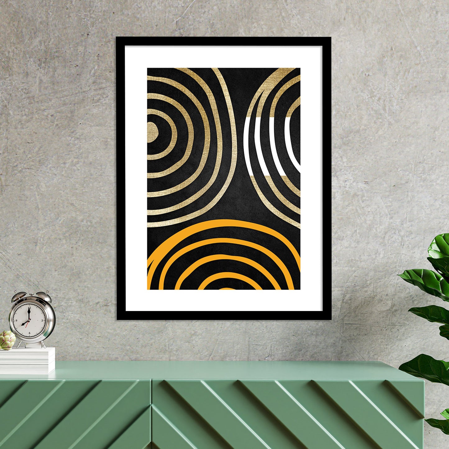 Minimalist Framed Art for Home and Office Wall Decor