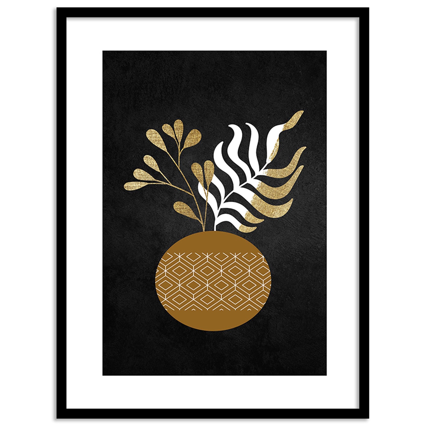 Minimalist Framed Art for Home and Office Wall Decor