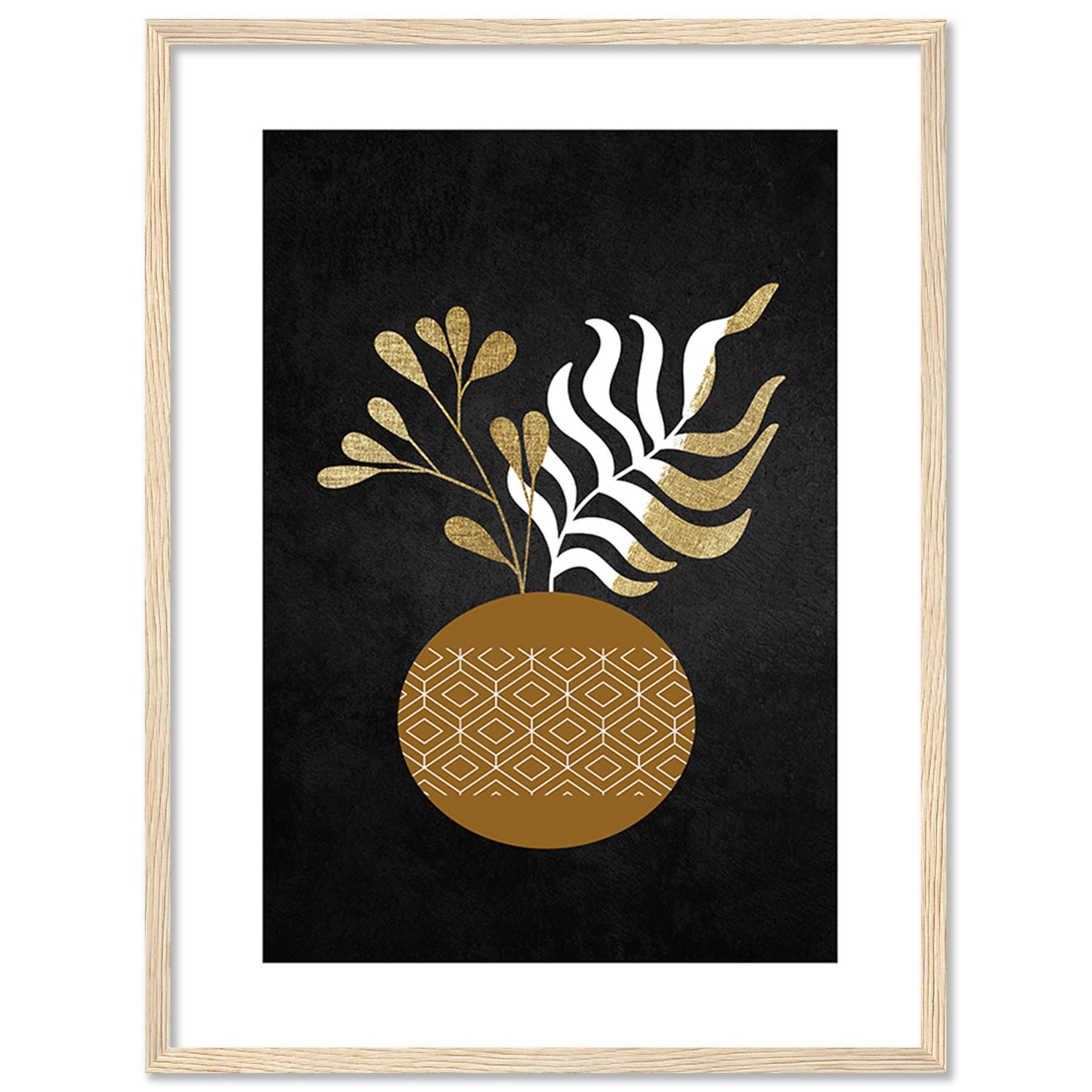 Minimalist Framed Art for Home and Office Wall Decor