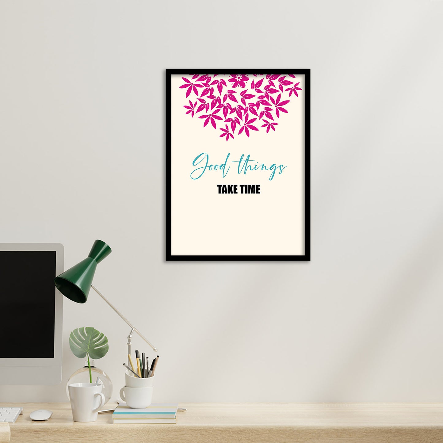 Minimalist Framed Art for Home and Office Wall Decor