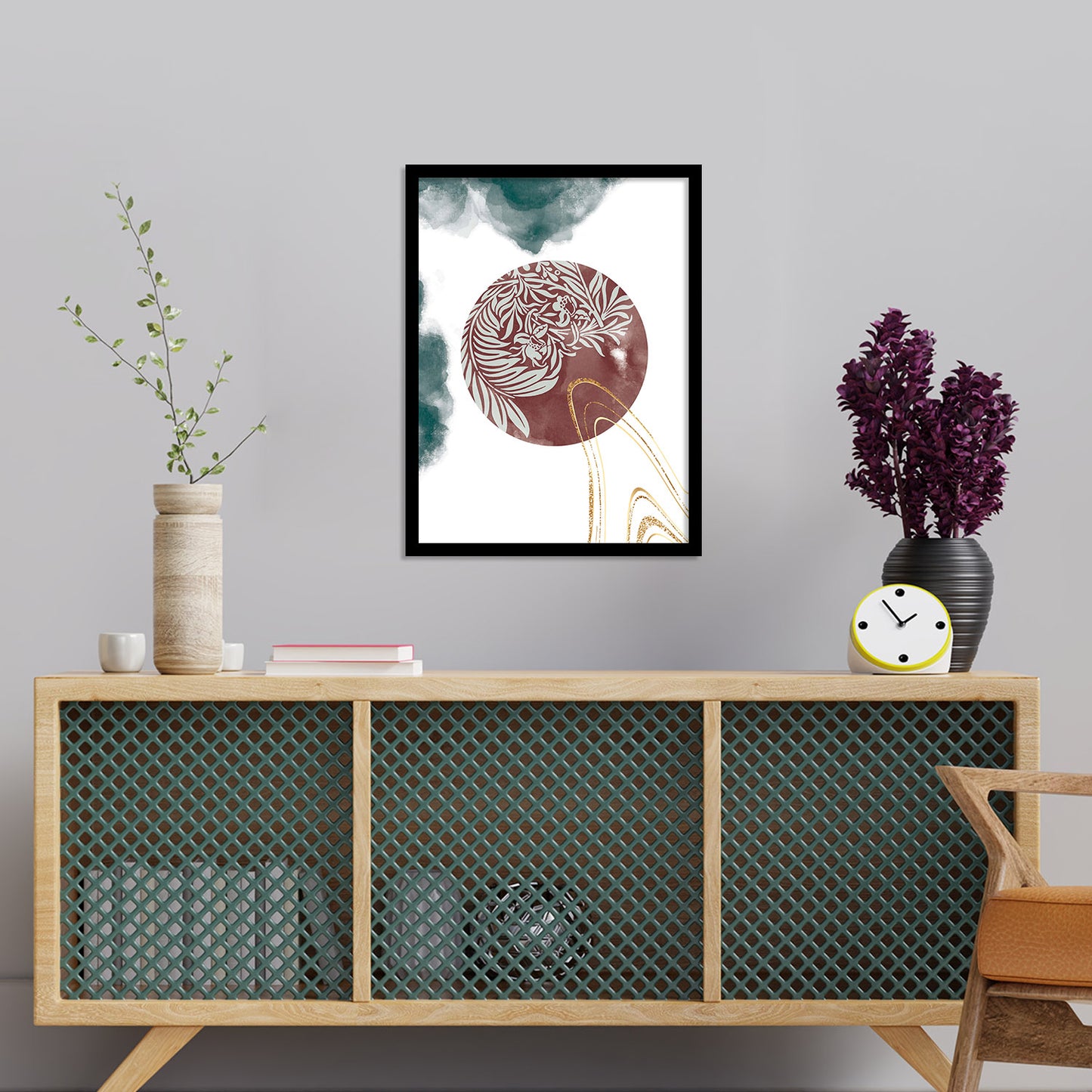 Minimalist Framed Art for Home and Office Wall Decor