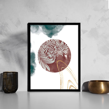 Minimalist Framed Art for Home and Office Wall Decor