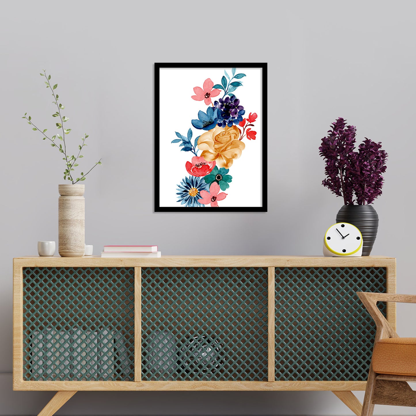 Framed Floral Masterpieces for Contemporary Wall Decor