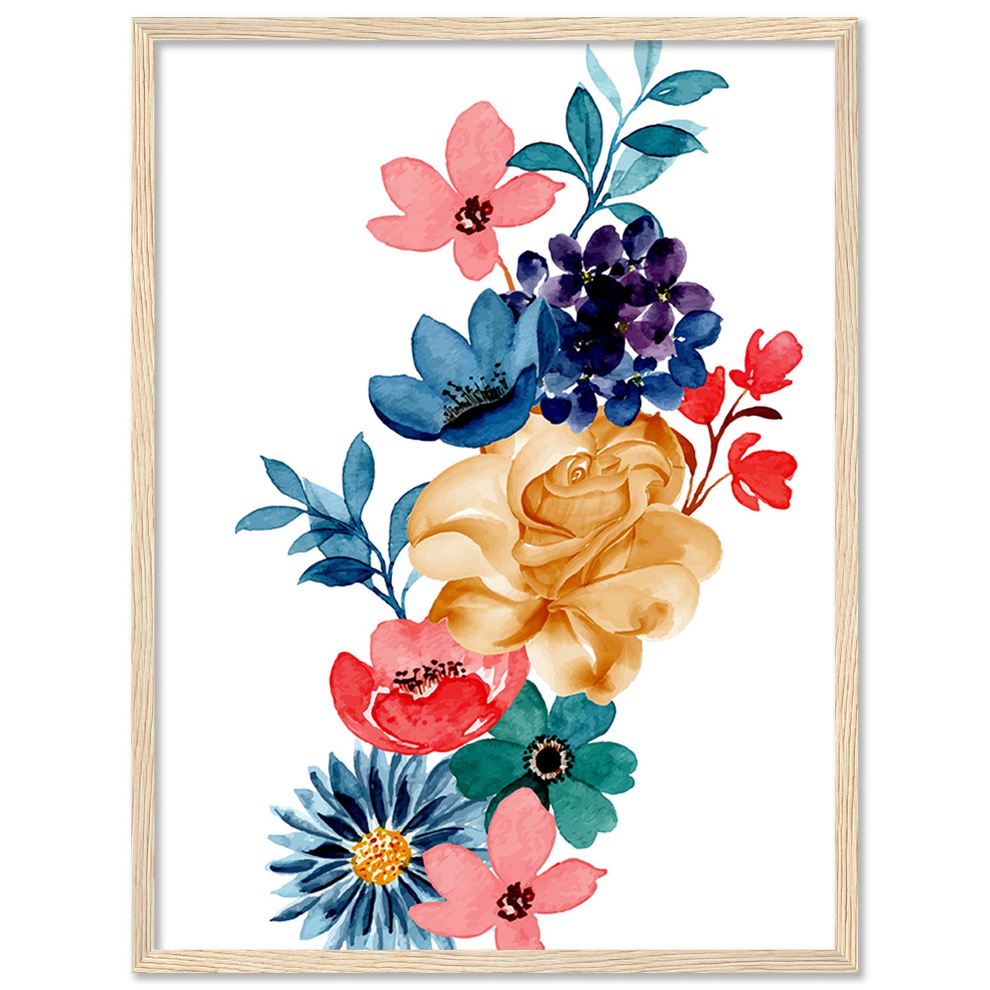 Framed Floral Masterpieces for Contemporary Wall Decor