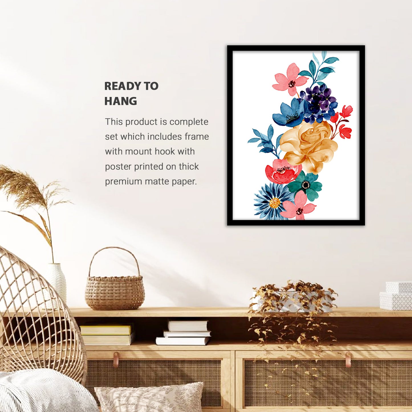 Framed Floral Masterpieces for Contemporary Wall Decor