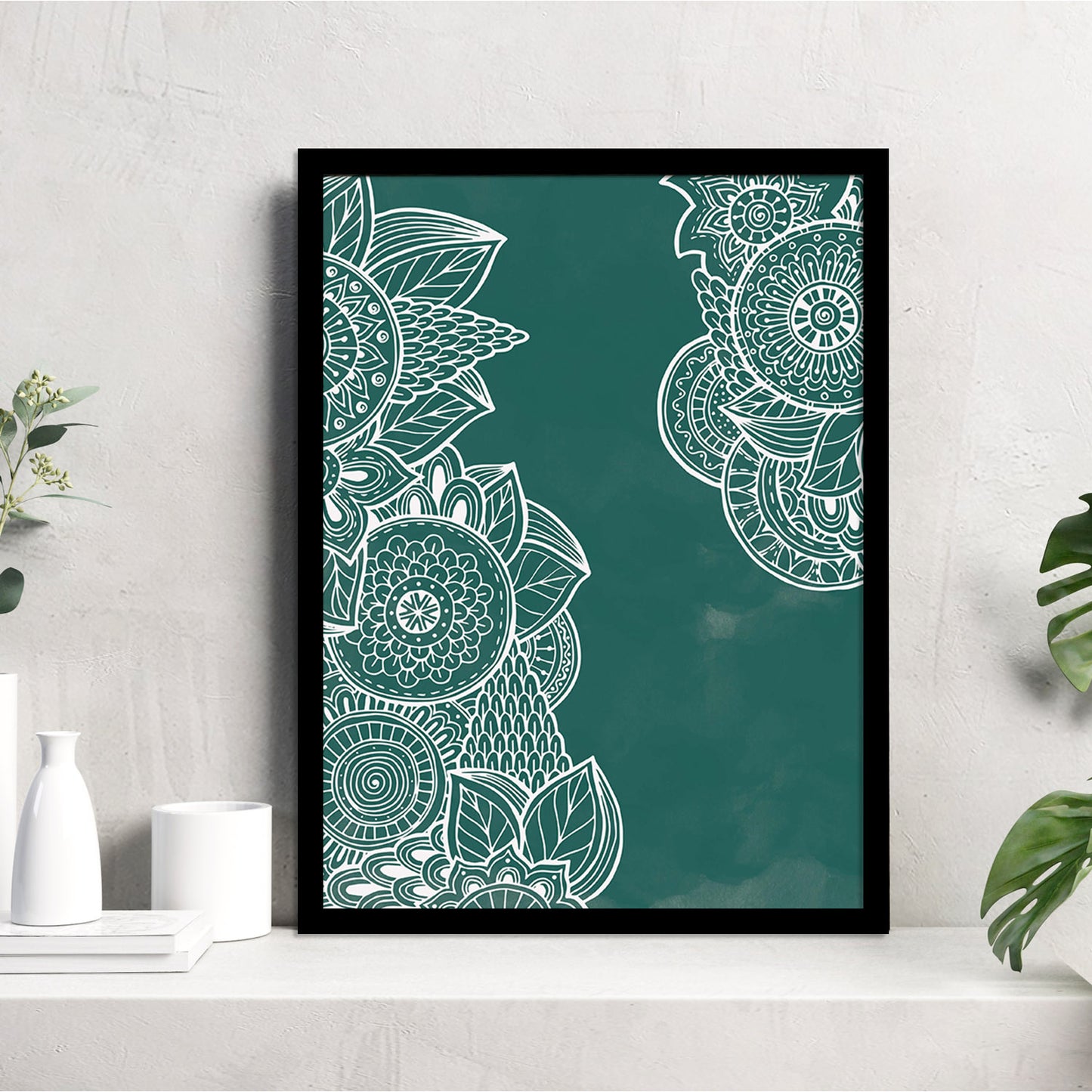 Minimalist Framed Art for Home and Office Wall Decor