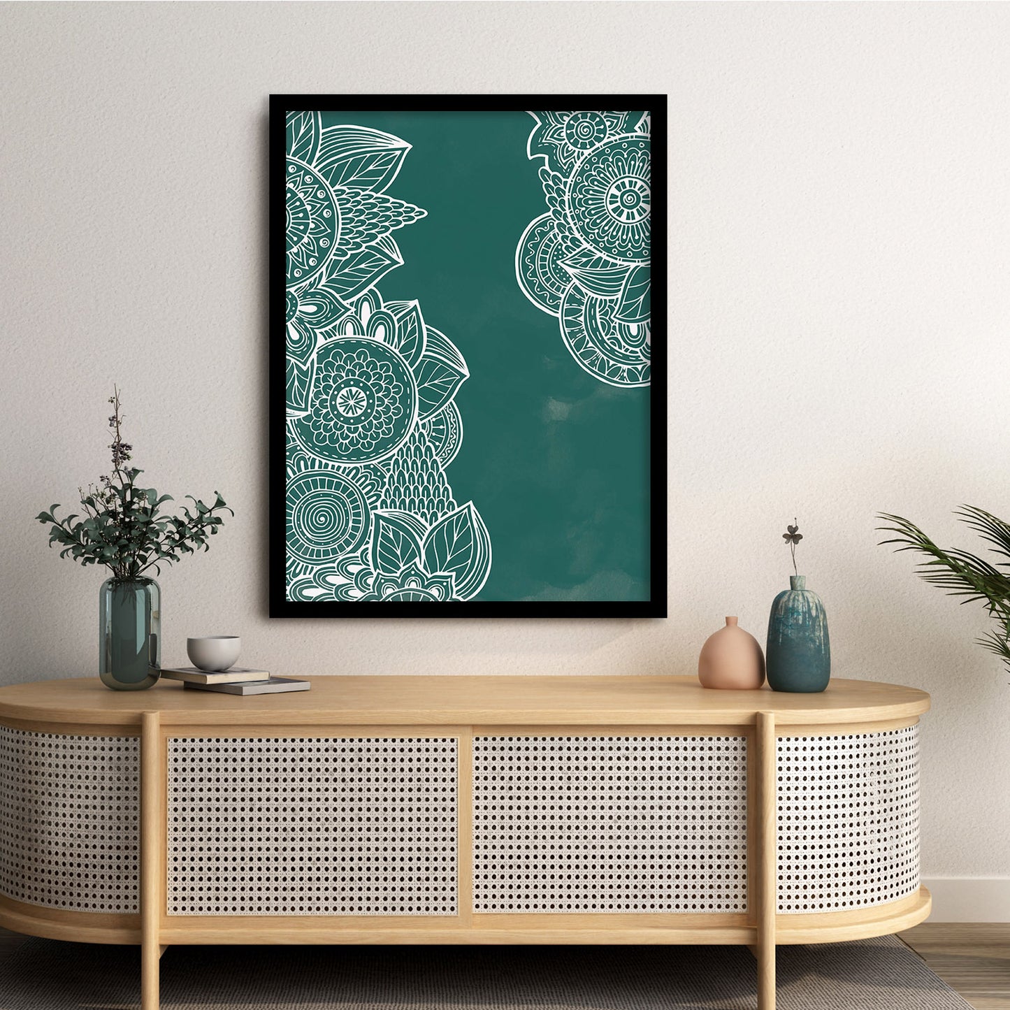 Minimalist Framed Art for Home and Office Wall Decor