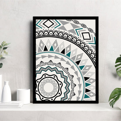 Minimalist Framed Art for Home and Office Wall Decor