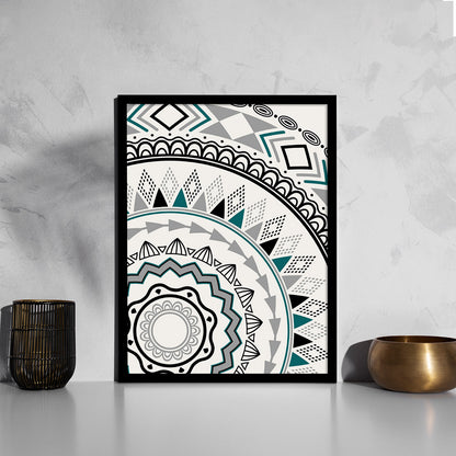 Minimalist Framed Art for Home and Office Wall Decor