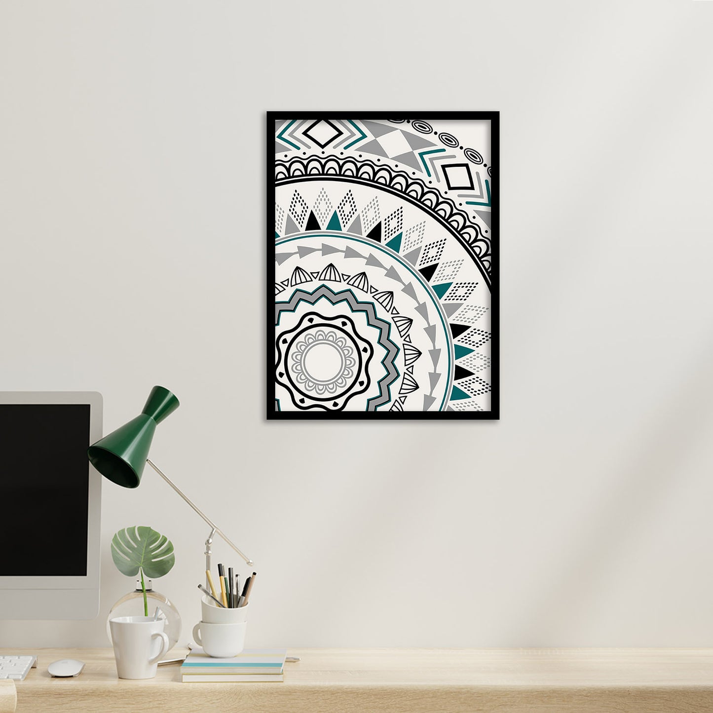 Minimalist Framed Art for Home and Office Wall Decor