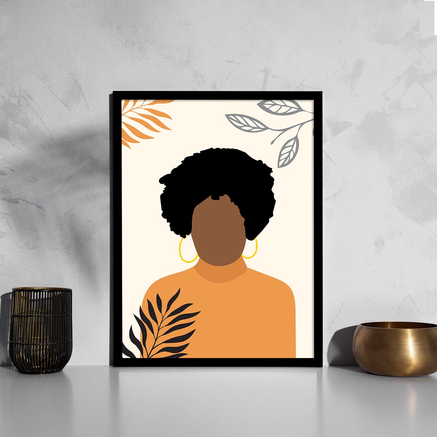 Minimalist Framed Art for Home and Office Wall Decor