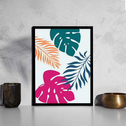 Elegant Framed Minimal Art for Living Room Wall