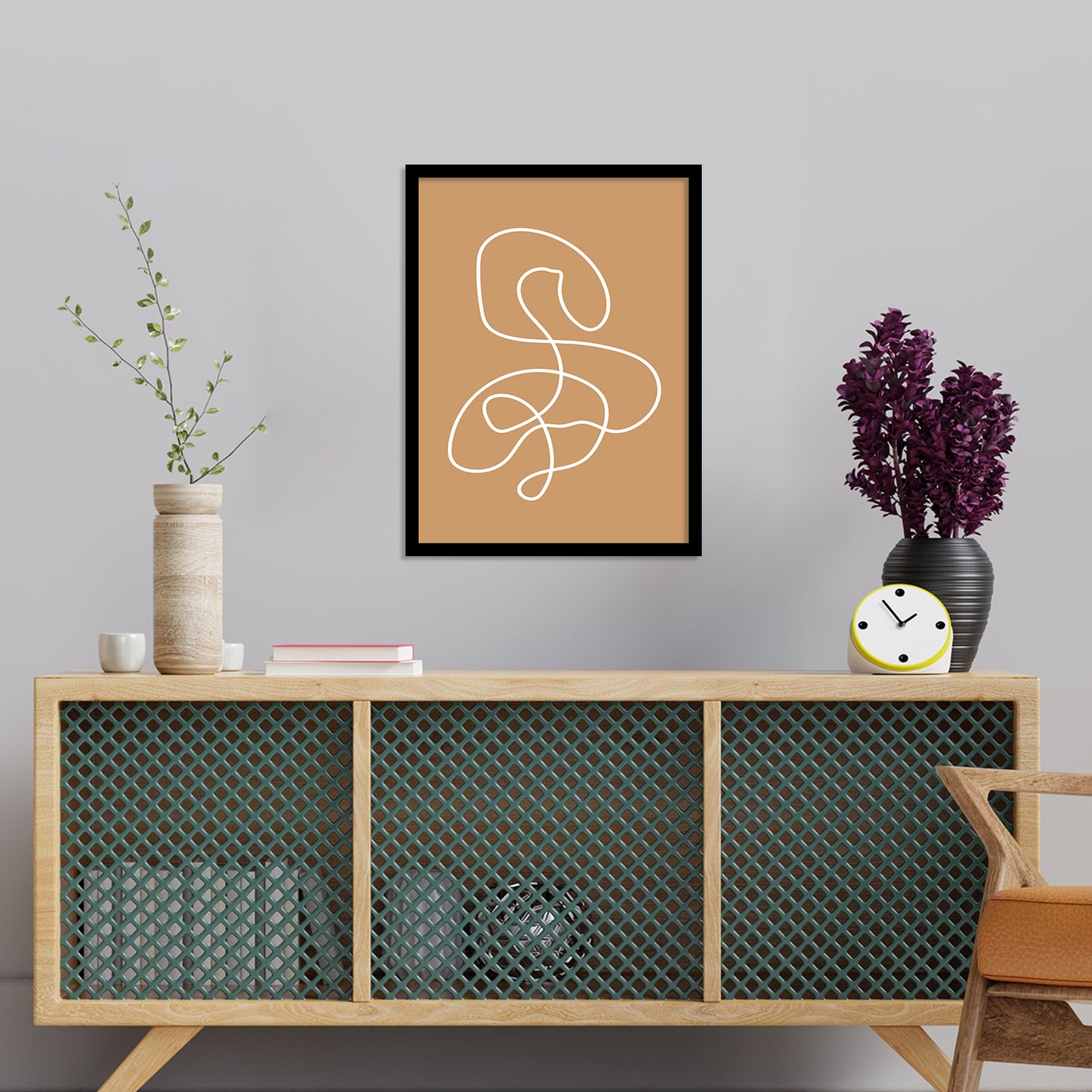 Timeless Minimal Framed Art Pieces for Décor