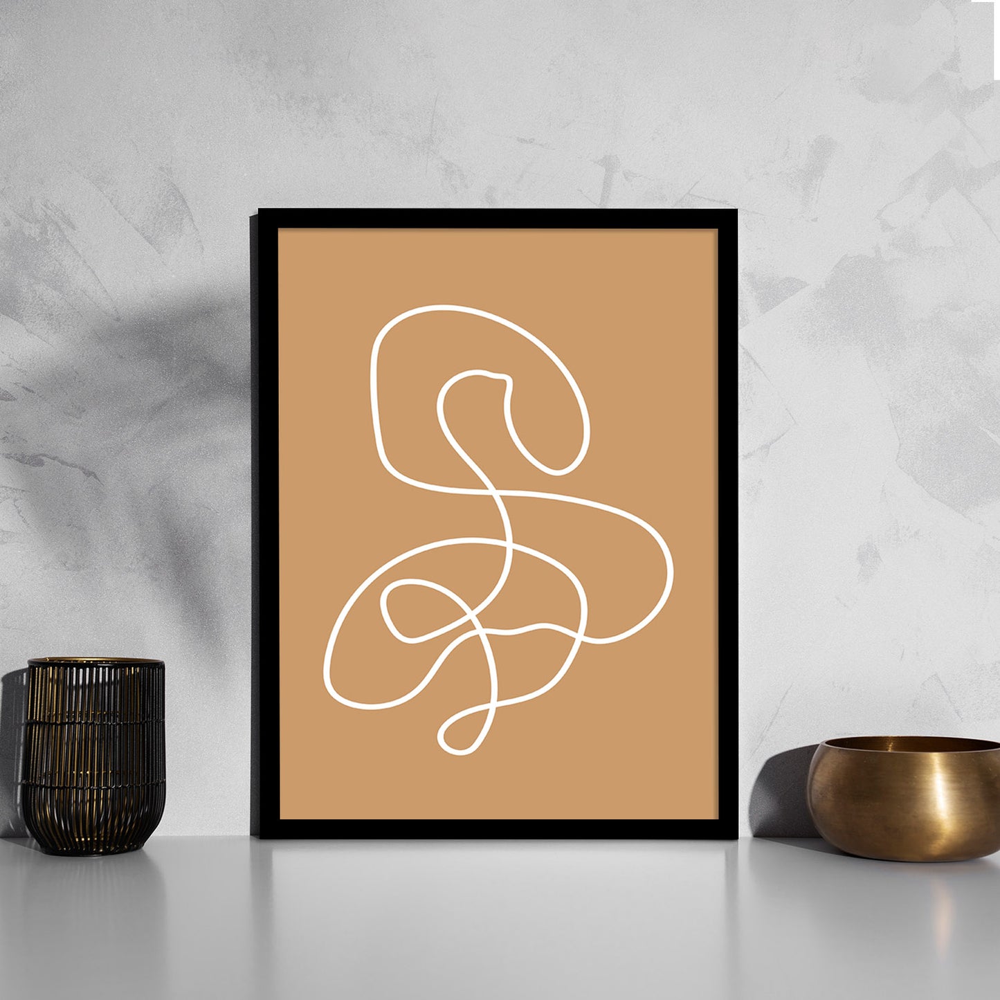 Timeless Minimal Framed Art Pieces for Décor