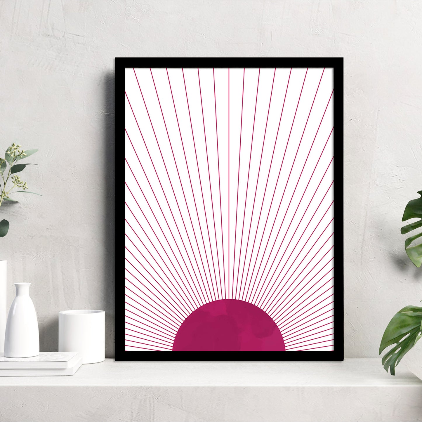 Elegant Minimal Framed Wall Art for Home and Office Decor