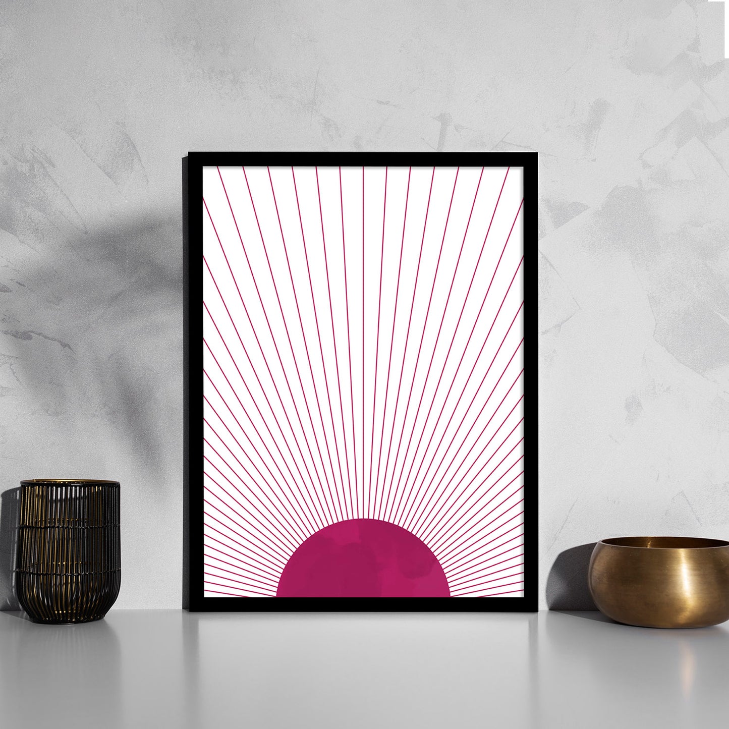 Elegant Minimal Framed Wall Art for Home and Office Decor