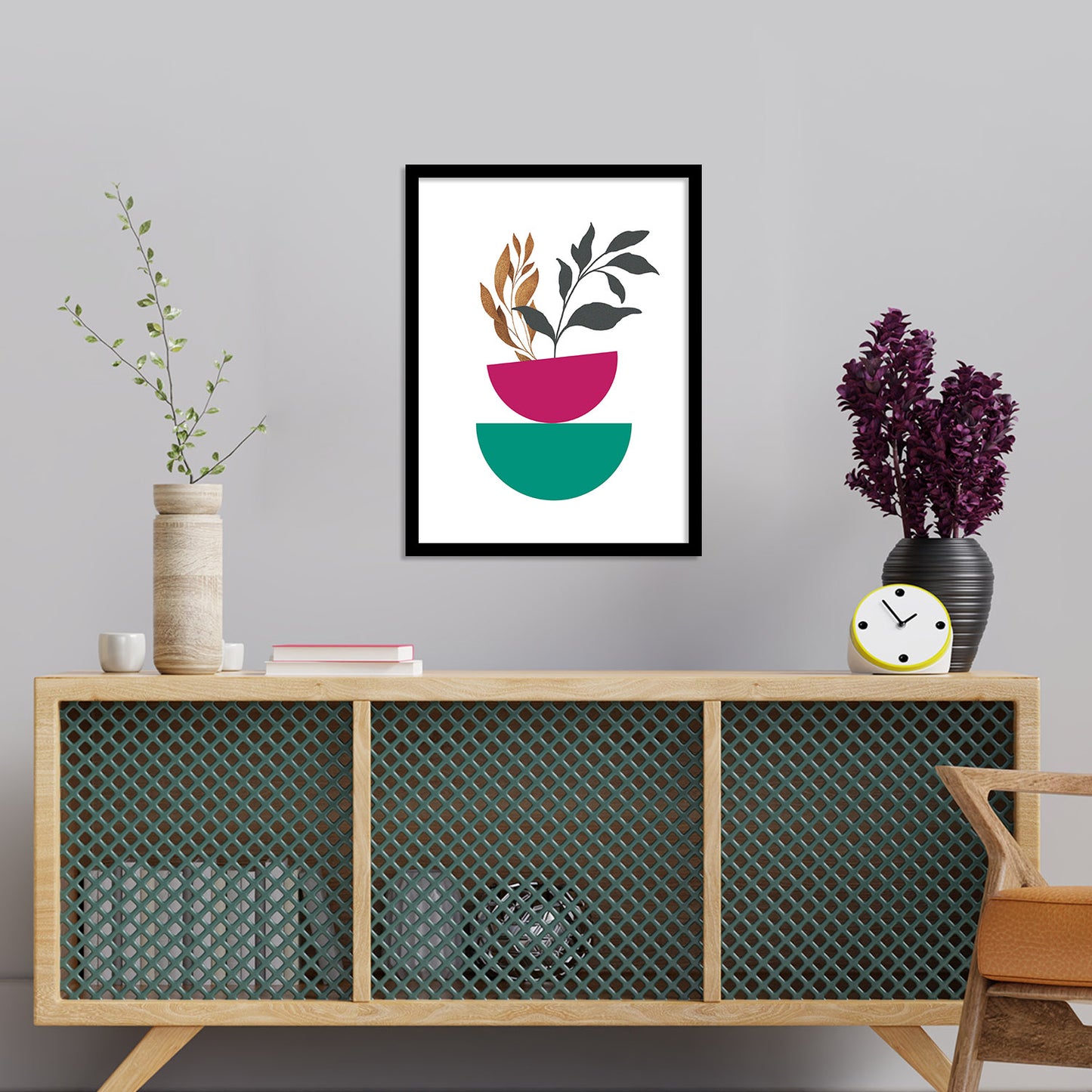 Elegant Minimal Framed Wall Art for Home and Office Decor