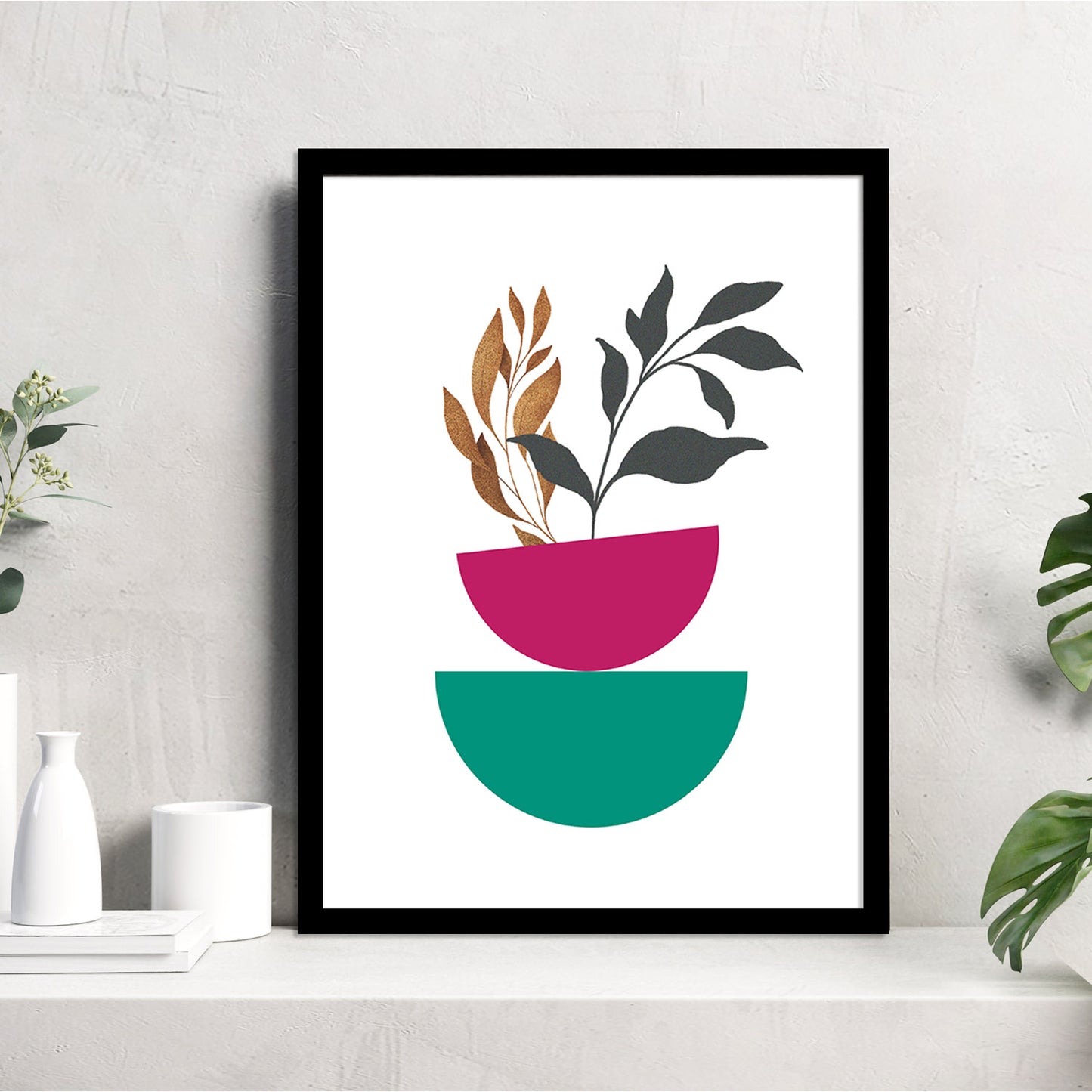 Elegant Minimal Framed Wall Art for Home and Office Decor