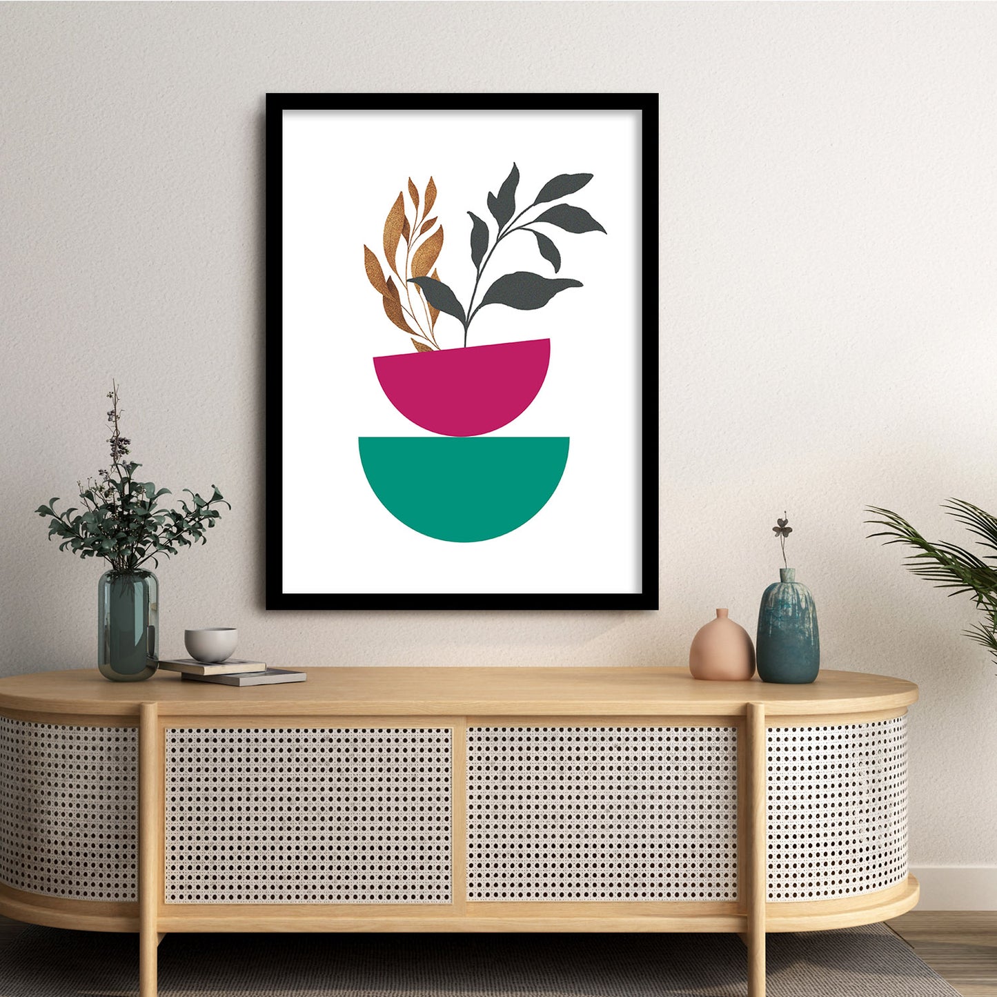 Elegant Minimal Framed Wall Art for Home and Office Decor