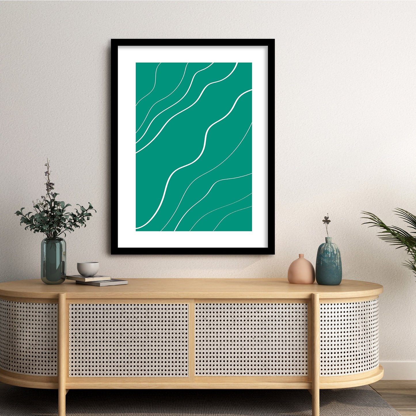 Elegant Minimal Framed Wall Art for Home and Office Decor