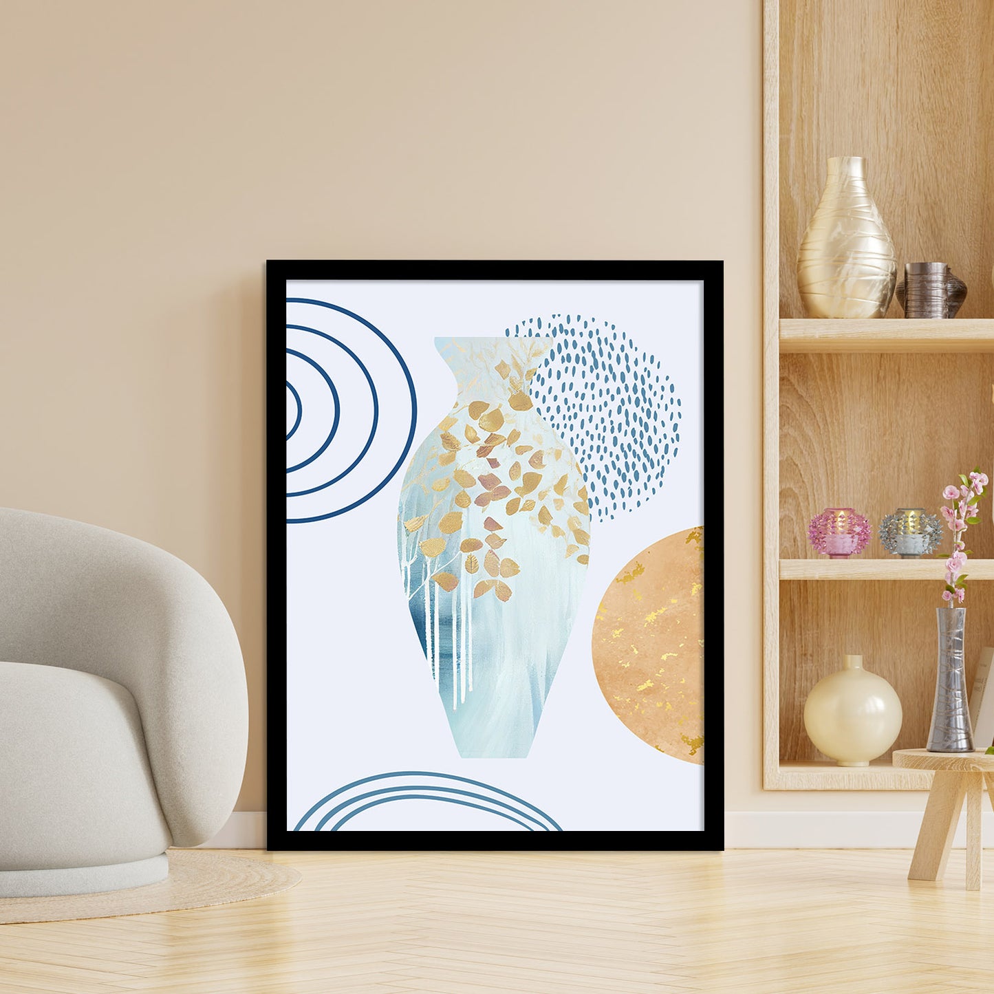 Elegant Minimal Framed Wall Art for Home and Office Decor