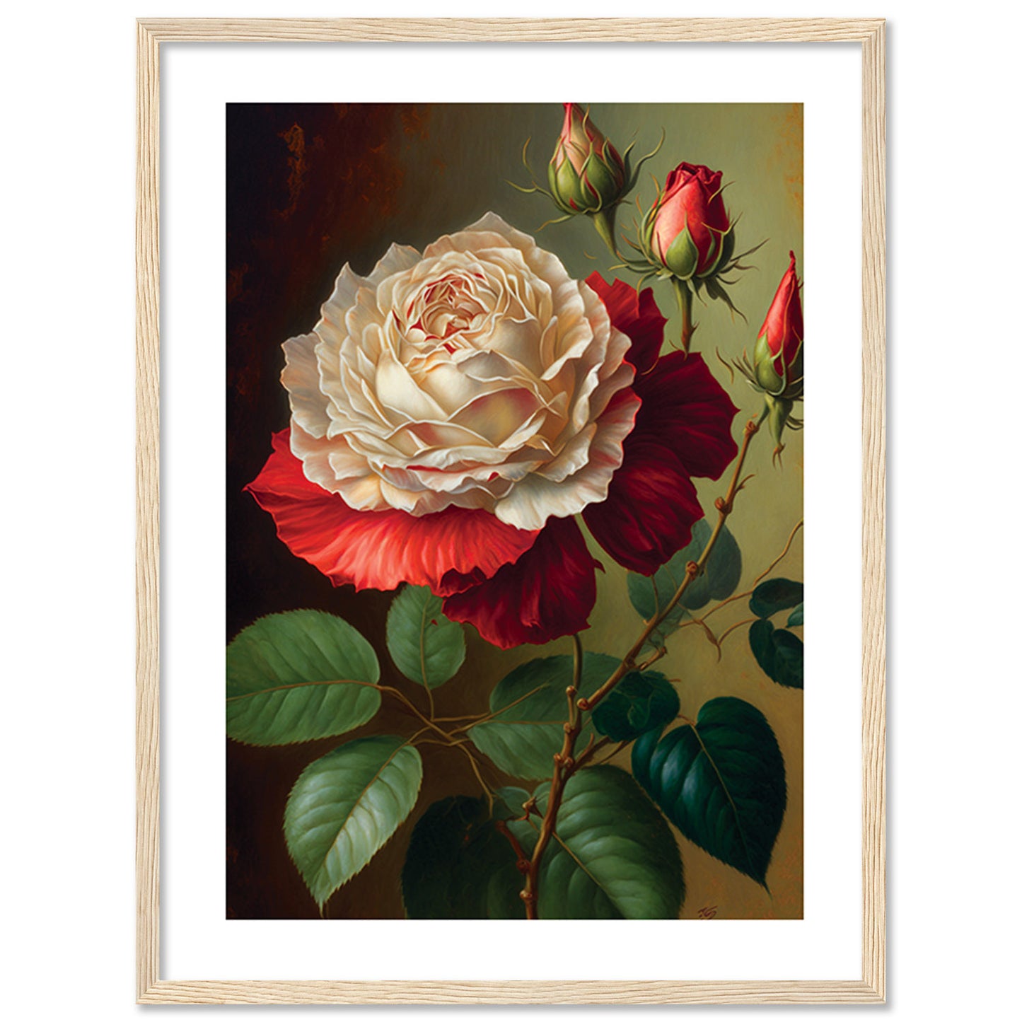 Framed Floral Masterpieces for Contemporary Wall Decor