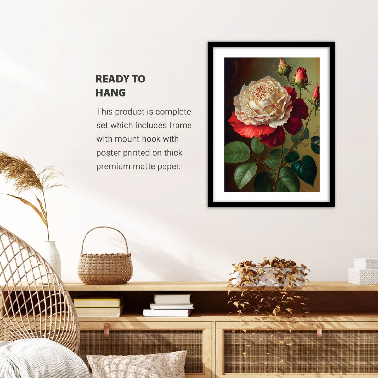 Framed Floral Masterpieces for Contemporary Wall Decor