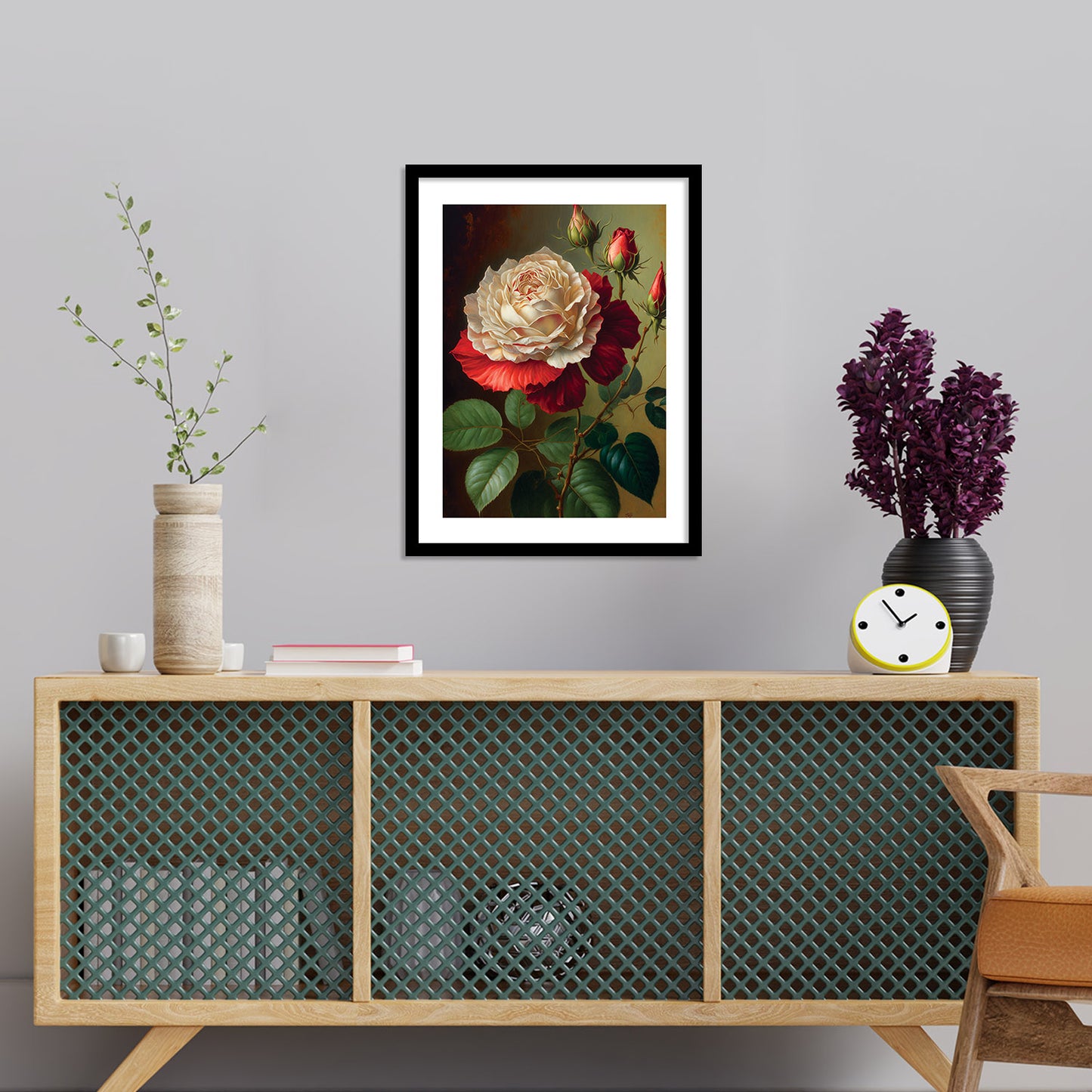 Framed Floral Masterpieces for Contemporary Wall Decor