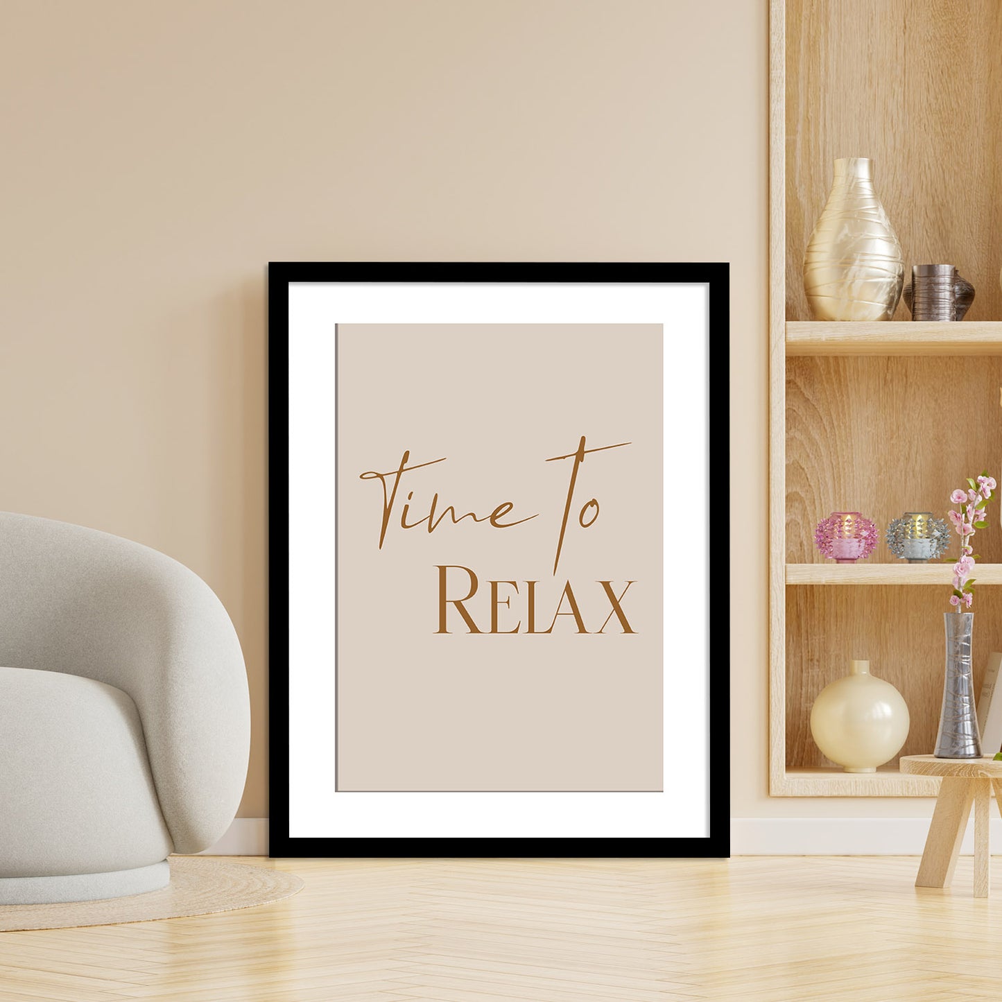 Elegant Minimal Framed Wall Art for Home and Office Decor