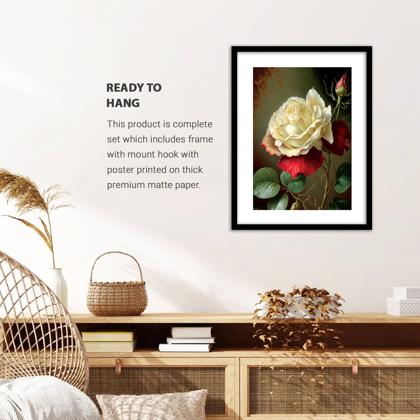 Framed Floral Masterpieces for Contemporary Wall Decor