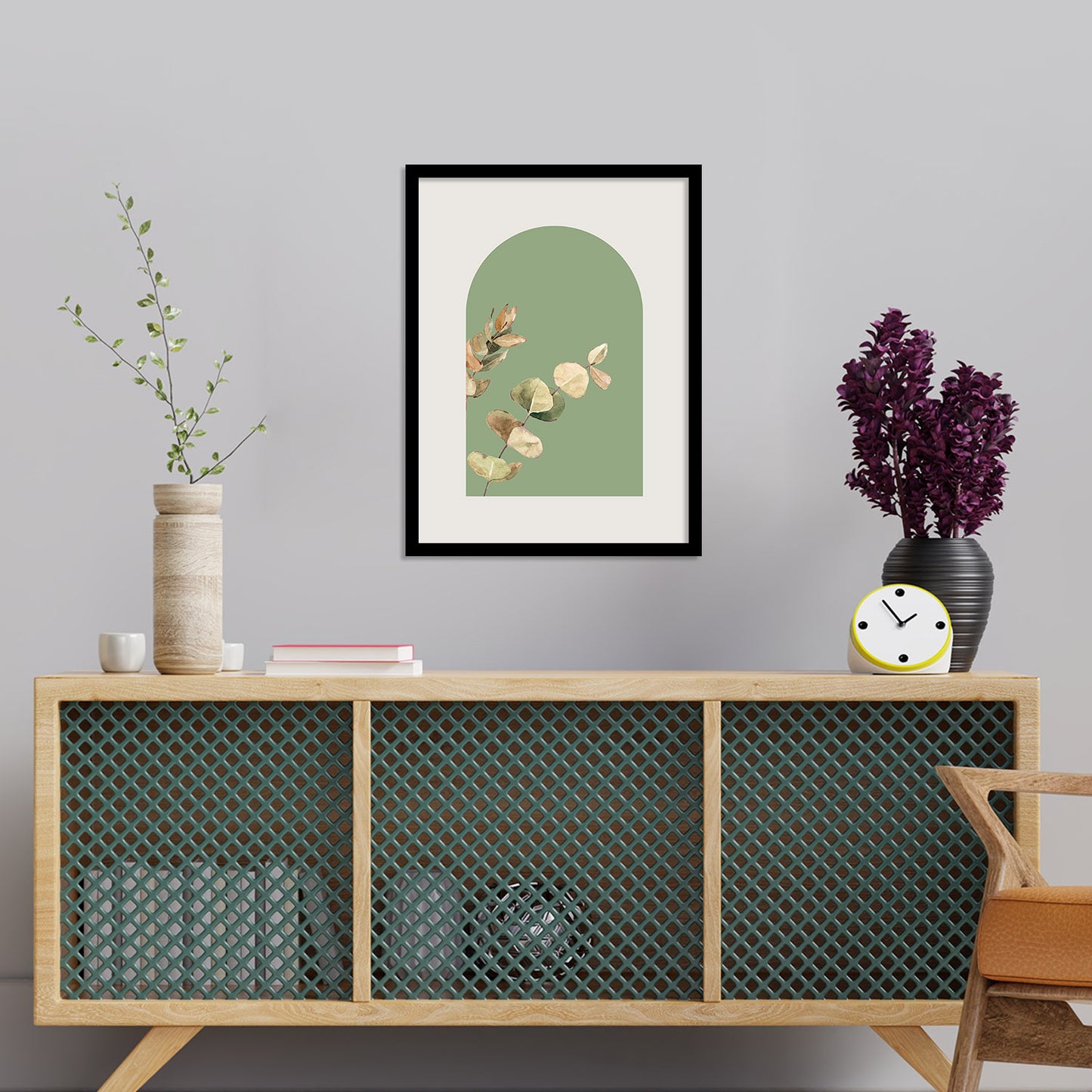 Versatile Minimal Framed Artwork for Home and Office