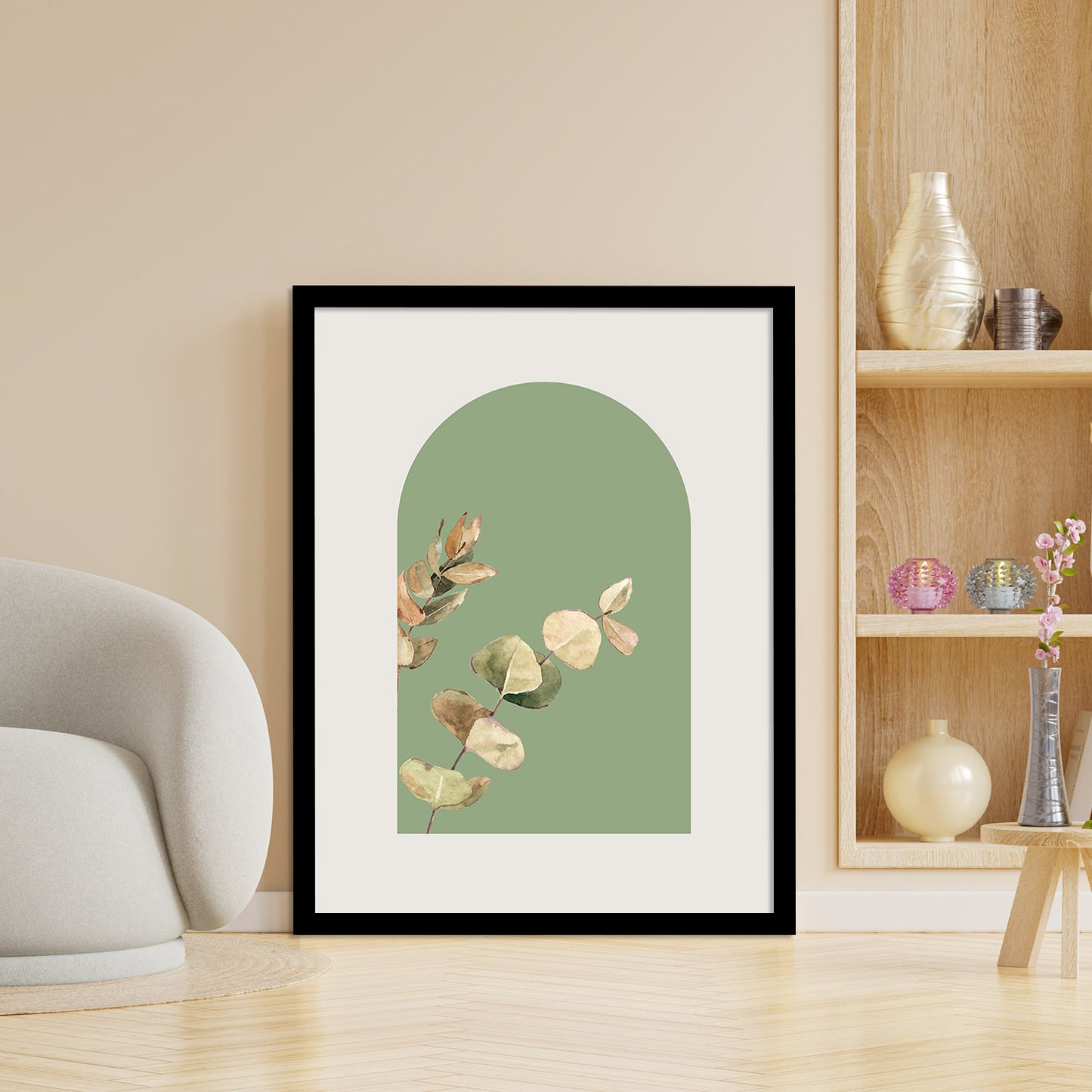 Versatile Minimal Framed Artwork for Home and Office