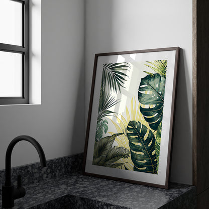 Nature-Inspired Wall Art Posters - Elegant Framed Decor for Home and Office