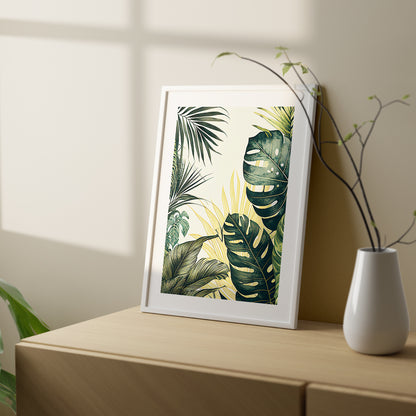 Nature-Inspired Wall Art Posters - Elegant Framed Decor for Home and Office