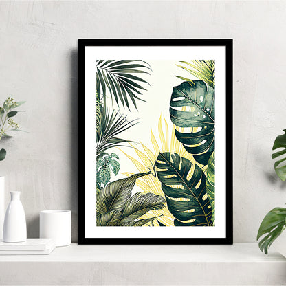 Nature-Inspired Wall Art Posters - Elegant Framed Decor for Home and Office