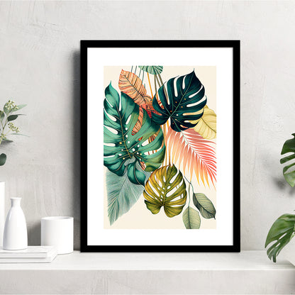 Nature-Inspired Wall Art Posters - Elegant Framed Decor for Home and Office