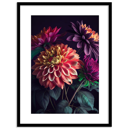 Framed Floral Masterpieces for Contemporary Wall Decor