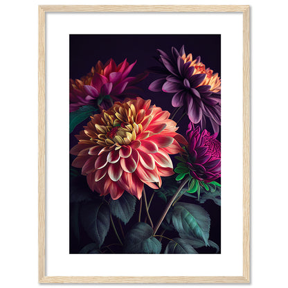 Framed Floral Masterpieces for Contemporary Wall Decor