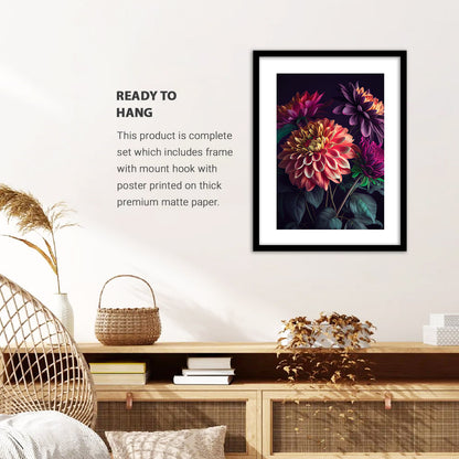 Framed Floral Masterpieces for Contemporary Wall Decor